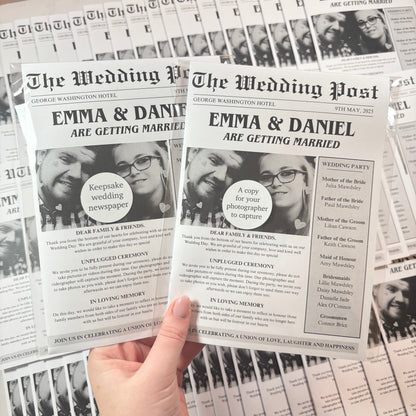 Wedding Newspaper