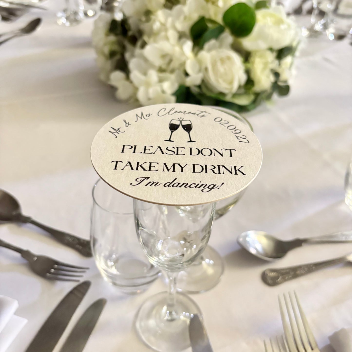 Personalised Drink Mat Coasters