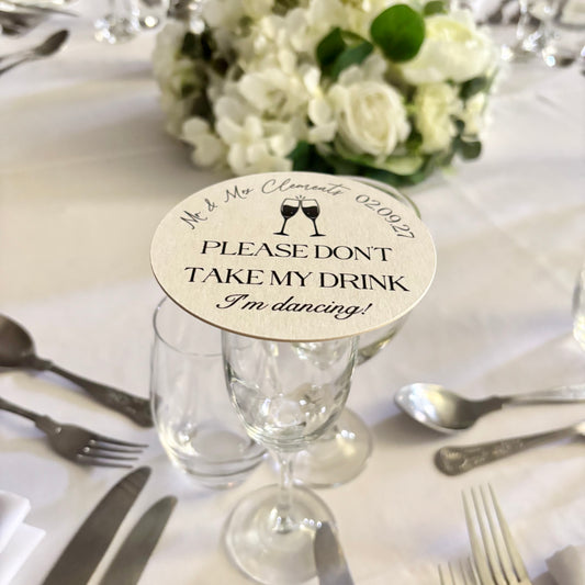 Personalised Drink Mat Coasters