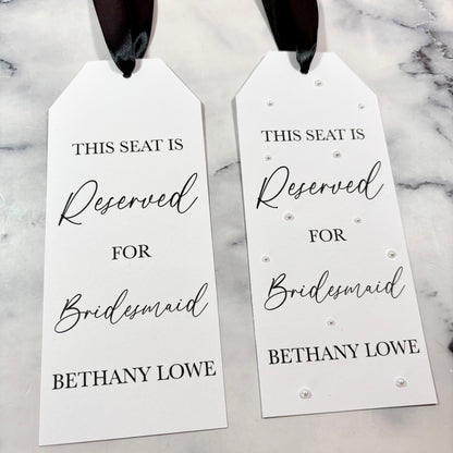 Pearl Essence Reserved Seat Tag