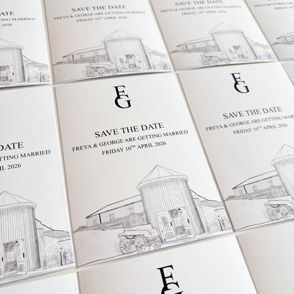 The Monogram Save The Date