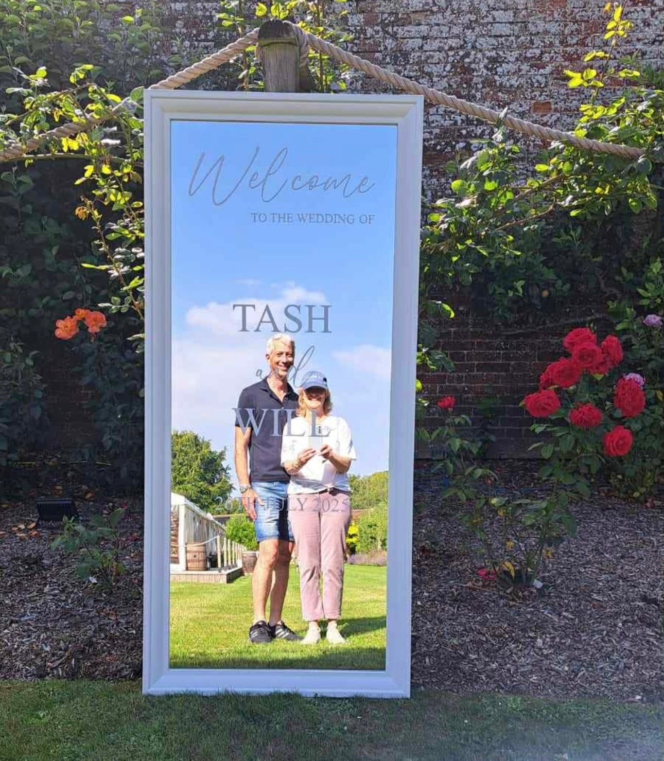 Wedding Mirror Decals