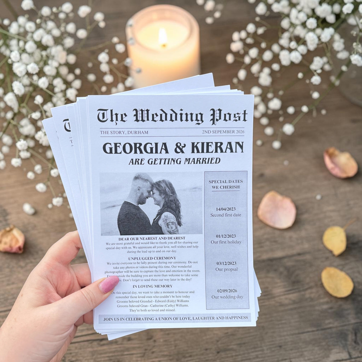 Wedding Newspaper