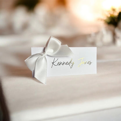 The Bow Place Card