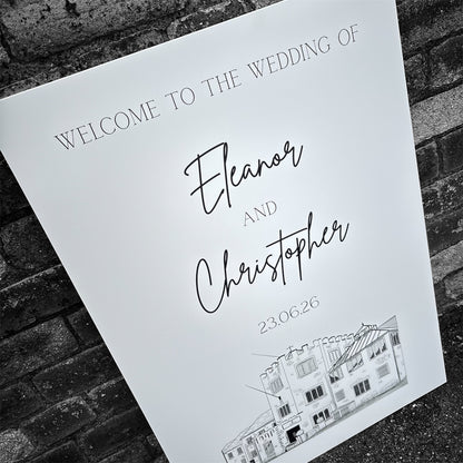 Welcome Sign | Large Foam-board Signage