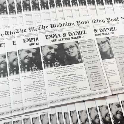 Wedding Newspaper