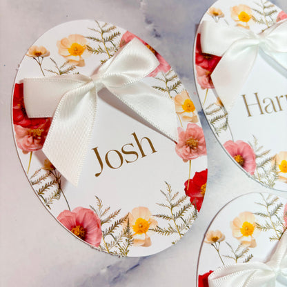 The Elegant Bloom Name Card
