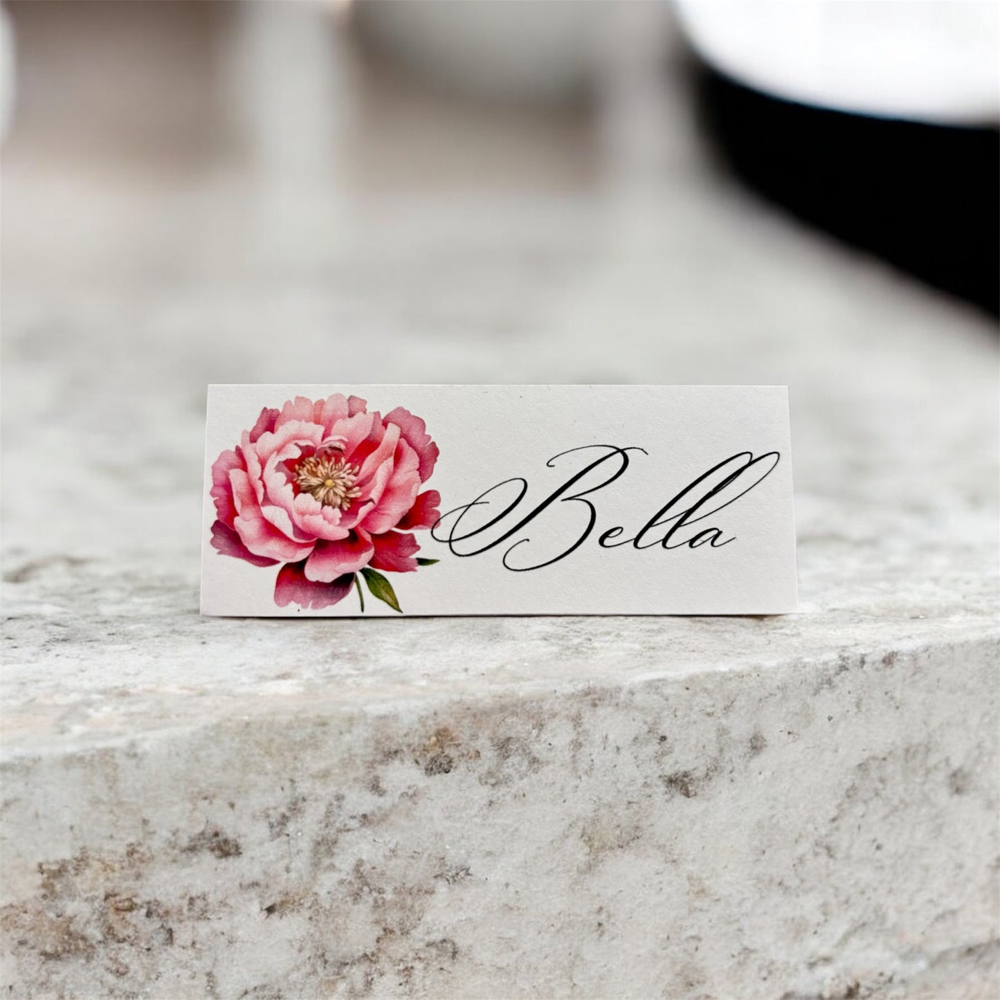 The Peony Bloom Place Card