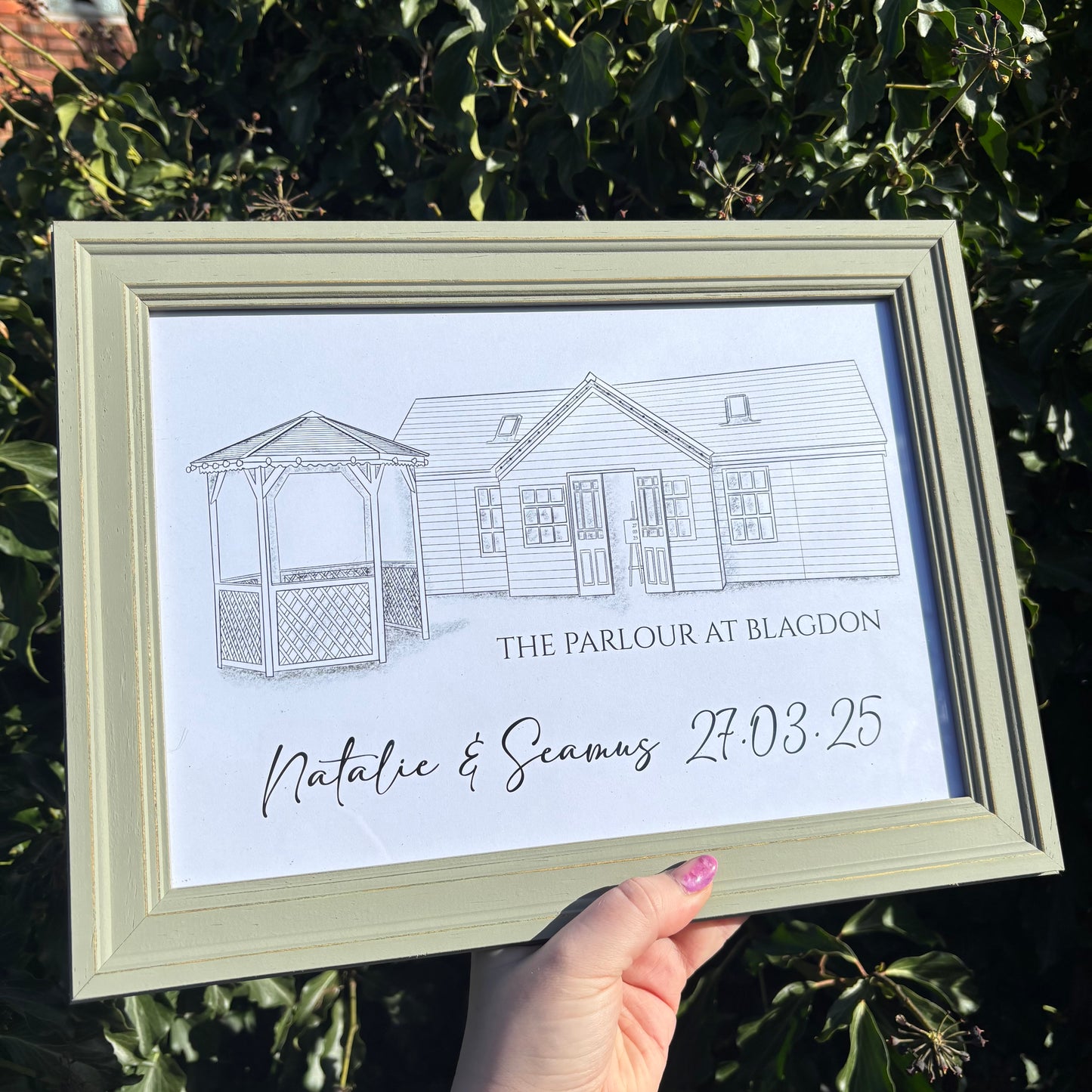 The Parlour at Blagdon Venue Illustration