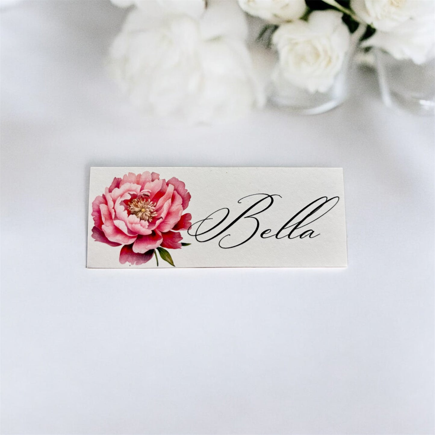 The Peony Bloom Place Card