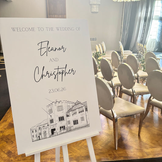 Welcome Sign | Large Foam-board Signage