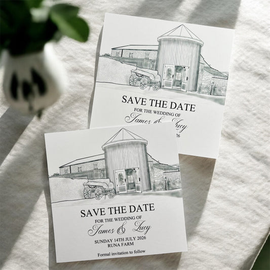 The Illustrated Venue Save the Date