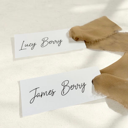 The Ribbon Place Card