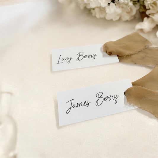 The Ribbon Place Card