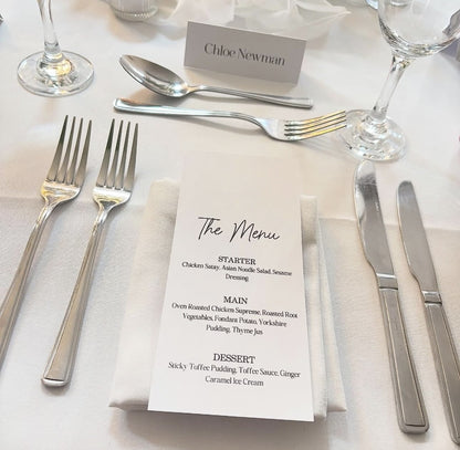 The Classic Menu