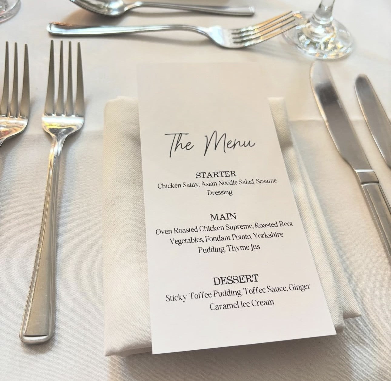 The Classic Menu