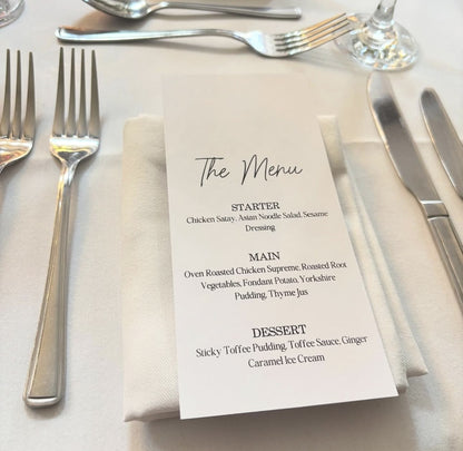 The Classic Menu